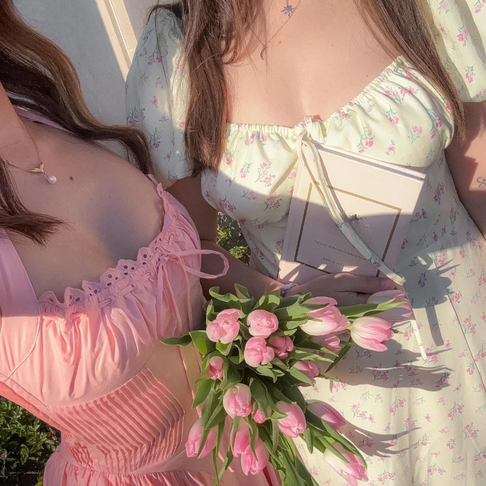 Elegant A Line Midi Dress 2024 New Arrivals Halter Sexy Holiday Party Dresses Summer Women's Clothing Wholesale