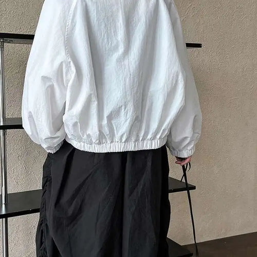 Load image into Gallery viewer, Wine Red Pocket Big Size Casual Thin Jacket New Lapel Long Sleeve Women Coat Fashion Tide Spring Autumn 2025 1DH7292
