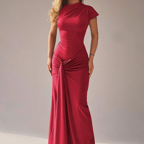 Load image into Gallery viewer, Women's Summer High Waist Sexy Maxi Dress O-Neck Sleeveless Bodycon Lace Up  Fashion Evening Party Long Dresss
