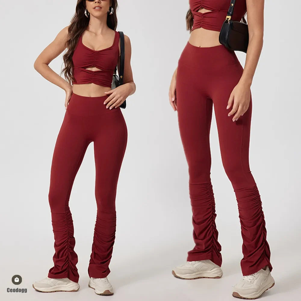 Yoga Sports Bras for Women Slim Fit Square Neck Hollow Out Padded Casual Workout Tank Fitness Crop Top