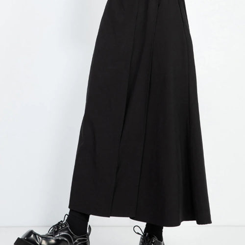 Load image into Gallery viewer, High Elastic Waist Black Irregular Pleated Long Wide Leg Pants New Trousers Women Fashion Tide Spring Autumn 2025 1DJ0963
