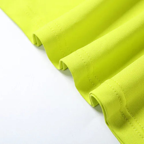 Load image into Gallery viewer, Green Sexy Two Piece Sets Women Oblique Shoulder Crop Tops And Maxi Skirt Female Thigh High Split Ruched Long Dress
