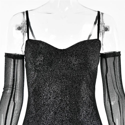 Load image into Gallery viewer, Elegant Strapless Ruffle Sexy Mini Dress For Women Fashion Off-shoulder Backless Sequins Sparkle Club Party Dress
