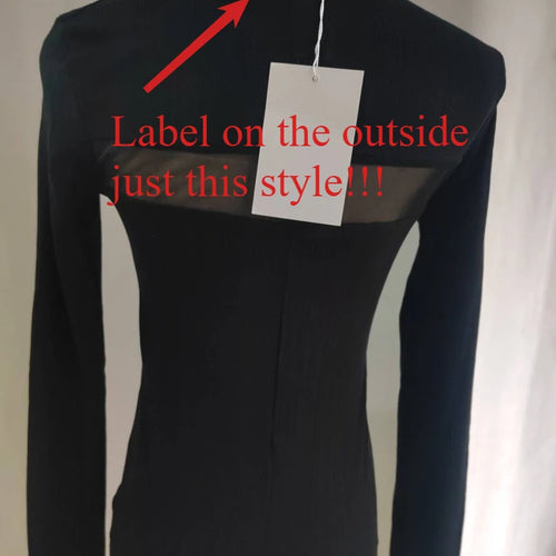 Load image into Gallery viewer, See Through Sexy Black Gothic Tshirts Y2k Aesthetic Cross Gauze Patchwork Women Tees Casual Grunge Harajuku T-shirt Femme
