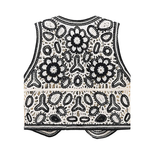 Load image into Gallery viewer, Woman Spring Summer Superimposed Knit Sweaters Vests Y2k Waistcoat Sleeveless Clothes New Vintage Crop Tops Cardigan B-079
