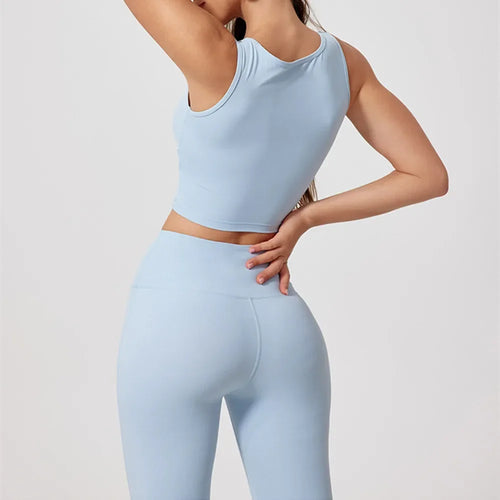 Load image into Gallery viewer, Fold High Waist Tight Nude Yoga Pants Stitching Casual Pile Style Sports Trousers Running Hip Lifting Gym Leggings Workout
