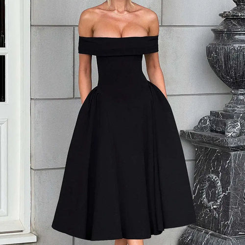 Load image into Gallery viewer, Elegant Strapless High Stretch Tight Long Dress For Women Pleated Party Club Evening Dress Sexy Backless Vestido Female
