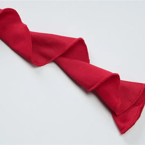 Load image into Gallery viewer, Sexy Women Dress Sets Rose Strapless Crop Tops And Mini Skirt Sets Female Elegant Ruffled Club Party Two Piece Sets
