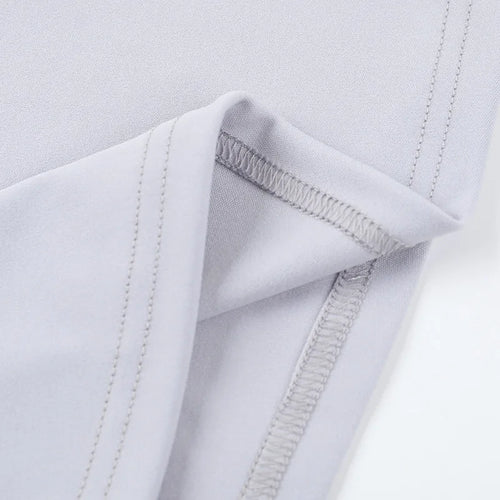 Load image into Gallery viewer, Gray Long Sleeve Sexy Mini Dress Women Solid V Neck High Waist A-line Club Party Pleated Sexy Dress Elegant Clubwear
