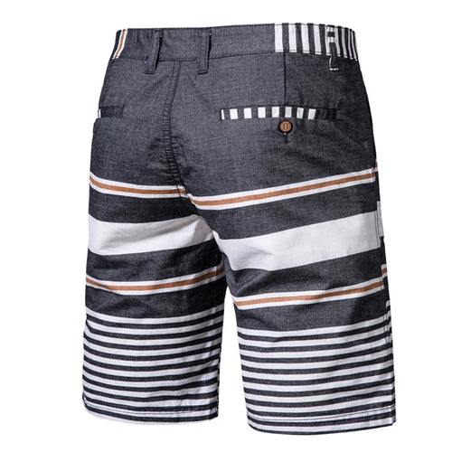 Load image into Gallery viewer, Casual Shorts Men 100% Cotton Striped Men&#39;s Sports Shorts Summer Outdoor High Quality Fahion Shorts for men
