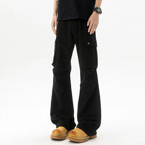 Load image into Gallery viewer, Men&#39;s Jeans New Summer American High Street Multi Pockets Design Straight Leg Fashion Male Casual Bottoms 2025 9W1642
