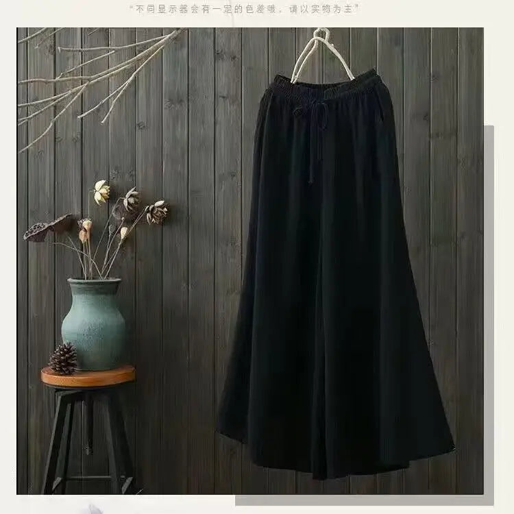 Black 10 Style Can Choose Women Pants Waist Strap Female Trousers Vetement Femme 2023 Wide Leg Pant Korean Fashion Harajuku v2