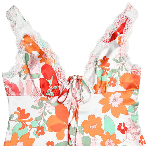 Load image into Gallery viewer, Floral Print Backless Maxi Dress For Women 2023 New V Neck Sleeveless Bodycon Long Dresses Ladies Elegant Sexy Dress
