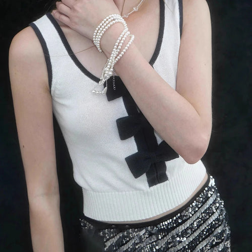 Load image into Gallery viewer, Hit Color Slimming Vests For Women O Neck Sleeveless Temperament Slimming Minimalist Vests Female Fashion Style New
