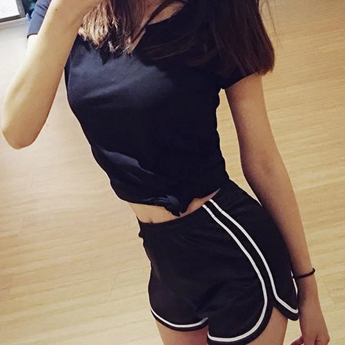 Load image into Gallery viewer, Women Shorts Summer Silk Slim Beach Casual White Egde Shorts Hot
