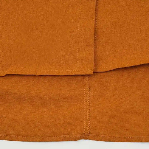 Load image into Gallery viewer, Women Orange Big Size Long Casual Blouse New Stand Collar Long Sleeve Shirt Fashion Tide Spring Autumn 2025  CPG2083
