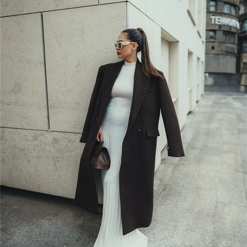 Load image into Gallery viewer, Half High Collar Sleeveless Knit Maxi Dress For Women Fashion Solid Bodycon Sexy Pleated Long Knitted Sweater Dress
