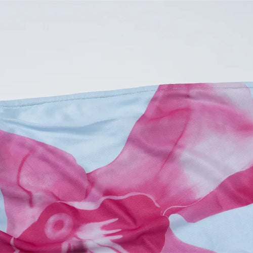 Load image into Gallery viewer, Off-shoulder Print Sexy Maxi Dress Women Gown Summer New Strapless Sleeveless Backless Bodycon Long Dress Elegant
