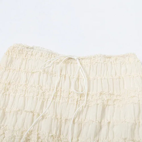 Load image into Gallery viewer, Chiffon Lace Sexy Skirt Two Piece Sets Women Halter Crop Tops And Maxi Skirt Ladies Fashion Woman Long Dress Set
