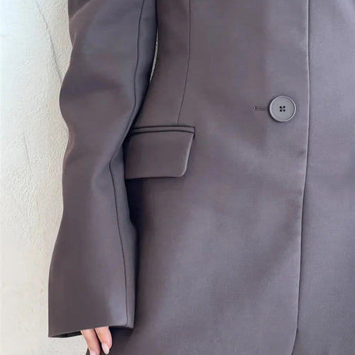 Load image into Gallery viewer, Off-shoulder Strapless Sexy Blazer Dress For Women Fashion Solid Zipper Two Pocket Long Sleeve Backless Mini Dress
