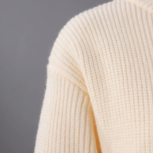 Load image into Gallery viewer, Women Orange Knitting Long Slit Big Size Dress New Turtleneck Long Sleeve Loose Fit Fashion Spring Autumn 2025 1DE5886
