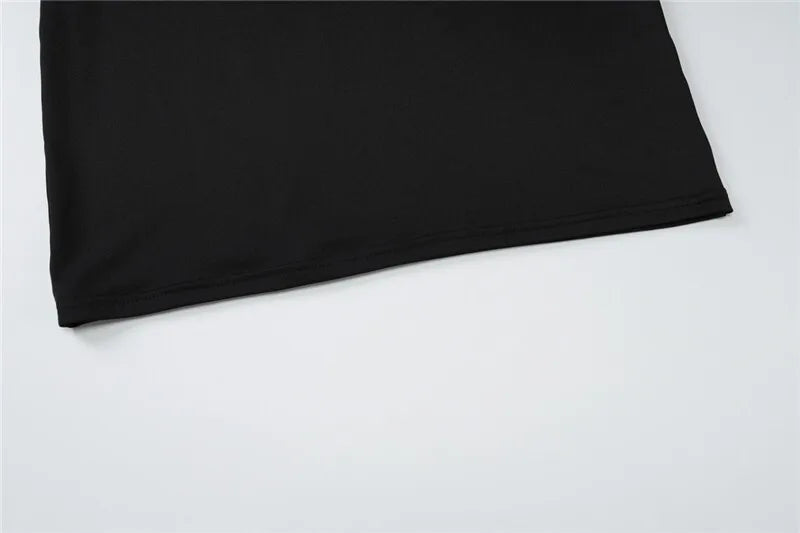 Halter Sleeveless Sexy Mini Dress For Women Fashion Patchwork Off-shoulder Backless Skinny Club Sexy Party Dress