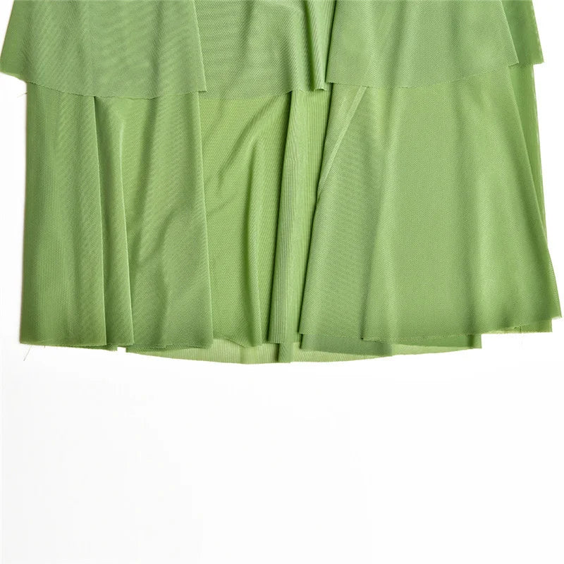 Mozision Hollow Out Backless Ruched Maxi Dress For Women Mesh Elegant Spaghetti Strap Sleeveless Bodycon Party Long Dress