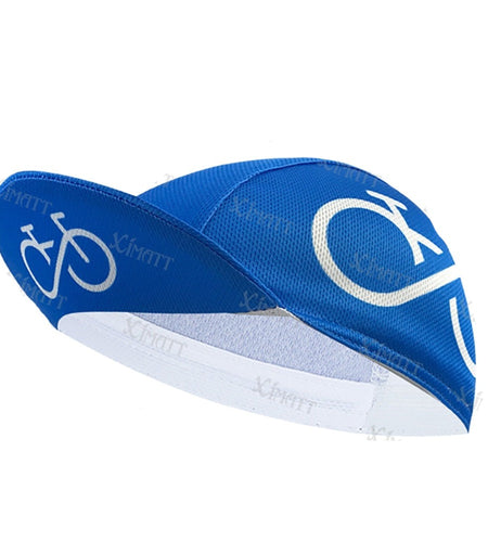 All-Match Summer Thin Blue Simple Bike Style Cycling Caps Men Women Road Bicycle Motorcycle Hats Lightweight Breathable