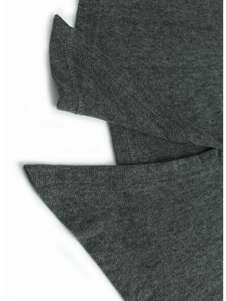 Gray Thin Irregular Big Size Knitting Cardigan Sweater O-Neck Long Sleeve Women New Fashion Spring Autumn 2025 1DH9315