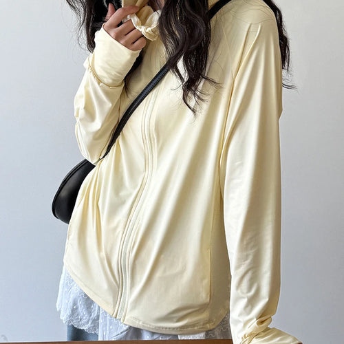 Load image into Gallery viewer, Gray Sunscreen Thin Big Size Casual Jacket New Hooded Long Sleeve Women Coat Fashion Tide Spring Autumn 2025 1DJ1562
