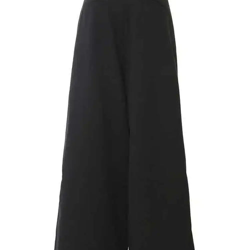 Load image into Gallery viewer, High Elastic Waist Black Gray Striped Spliced Wide Leg Pants New Trousers Women Fashion Tide Spring Autumn 2025 1DH59370
