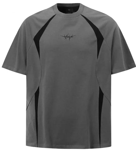 Vintage Tshirt Y2K Embroidered Racing Sport Patchwork T-Shirts Hip Hop Punk Gothic Streetwear Harajuku Casual Short Sleeve Tops