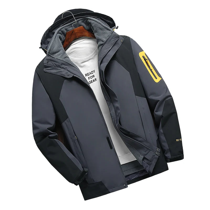 Watopi Lightweight Rain Jacket for Men Softshell Jacket Plain