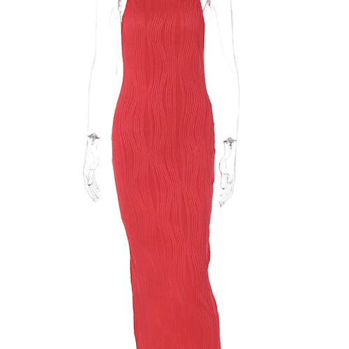 Load image into Gallery viewer, Elegant Sleeveless Long Dress For Women Bodycon 2024 Summer New Fashion Sexy Camisole Vestidos Slim Evening Dress Female
