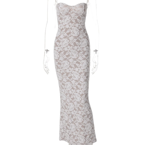 Load image into Gallery viewer, Floral Print Slips Backless Patchwork Mesh Slit Sexy Bodycon Maxi Prom Dress Fall Women Y2K Outfits Streetwear Festival
