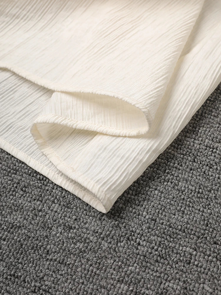 Women Beige Knitting Spliced Elegant Midi Vest Dress New Round Neck Sleeveless Fashion Tide Spring Summer 2025 CPG3068