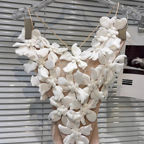 Load image into Gallery viewer, Hit Color Spliced Appliques Slimming Vests For Women V Neck Sleeveless High Waist Temperament Vest Female Fashion
