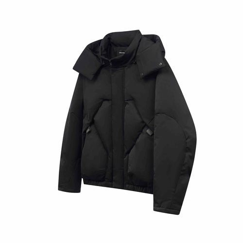 Load image into Gallery viewer, Men&#39;s Cotton Coats Hooded Deconstruction Design Detachable Hat Solid Color Casual Male Padded Jacket Chic New Winter 9C9086

