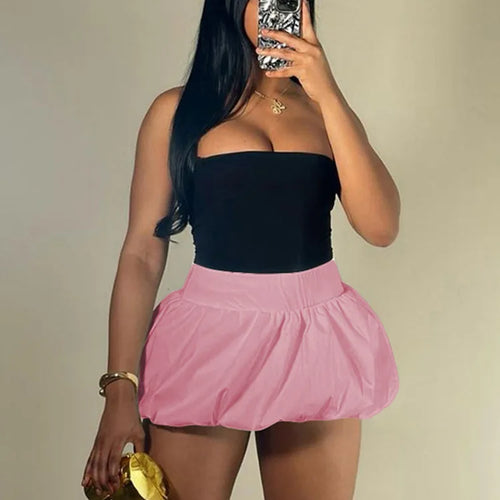 Load image into Gallery viewer, Ball Gown Skirts Women Y2K Hottie 2025 Summer Trend Midnight Waistband Miniskirts Birthday Streetwear Wild Bottoms
