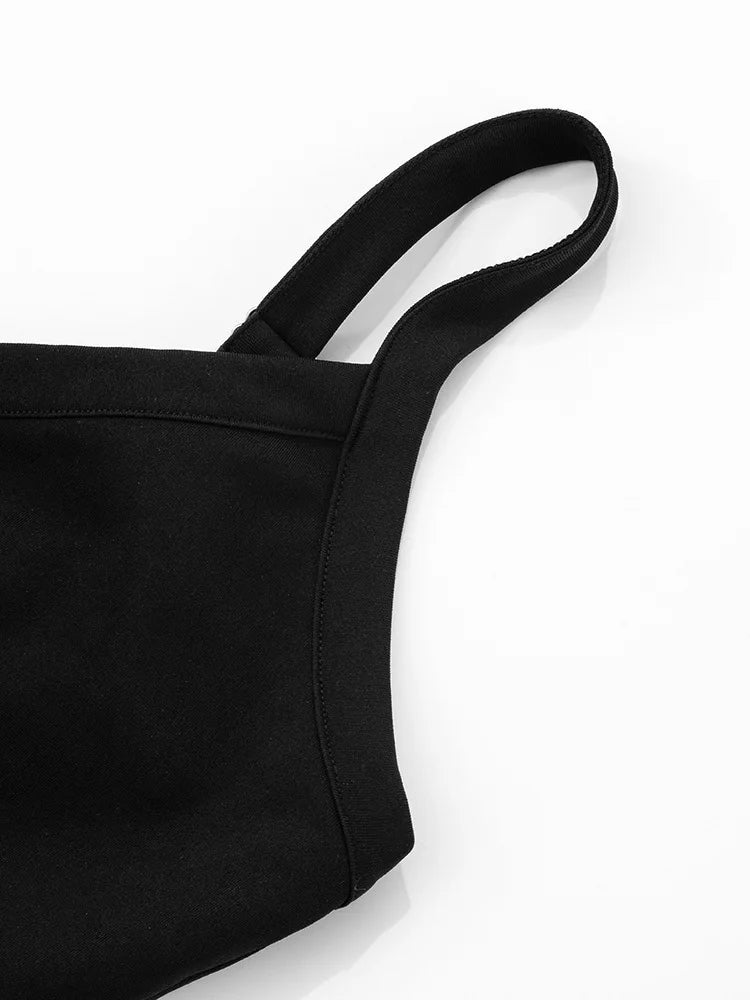 Hollow Out Backless Sexy Maxi Dress Women Gown Spaghetti Strap Sleeveless Irregular Slim Club Long Dress 2025 Summer