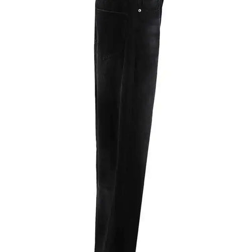 Load image into Gallery viewer, High Waist Black Burr Pockets Vintage Casual Wide Leg Jeans New Women Trousers Fashion Tide Spring Autumn 2025 9A8628
