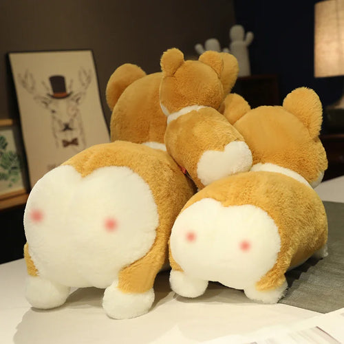 Load image into Gallery viewer, 1pc 25-55cm Giant Cute Corgi Dog Plush Toys Stuffed Animal Puppy Dog Pillow Cushion Soft Lovely Doll Kawaii Xmas Gift for Kids
