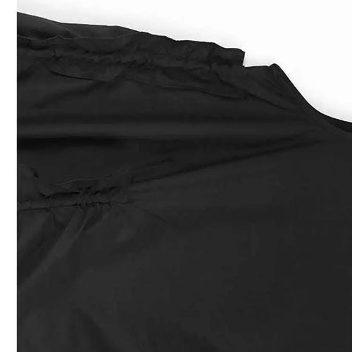 Load image into Gallery viewer, Women Black Irregular Drawstring Big Size Long Dress New Round Neck Sleeveless Fashion Tide Spring Summer 2025 1DH6574
