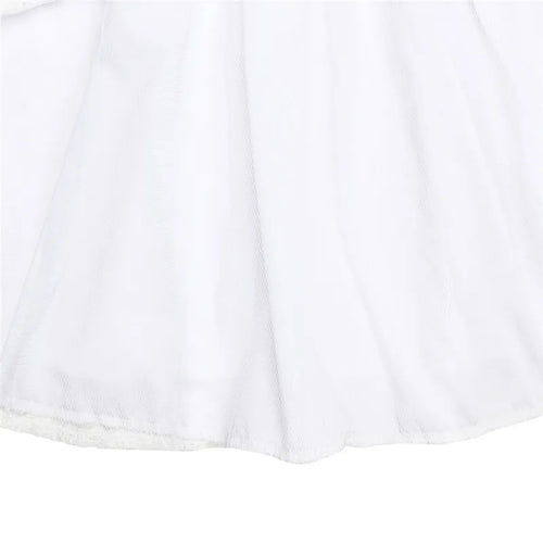 Load image into Gallery viewer, White English Embroidered Belted Mini Dress For Women Fashion V Neck Sleeveless Backless A-line Club Party Sexy Dress
