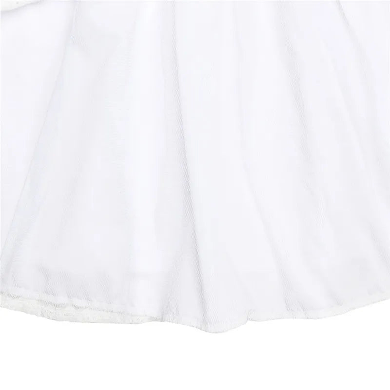 White English Embroidered Belted Mini Dress For Women Fashion V Neck Sleeveless Backless A-line Club Party Sexy Dress