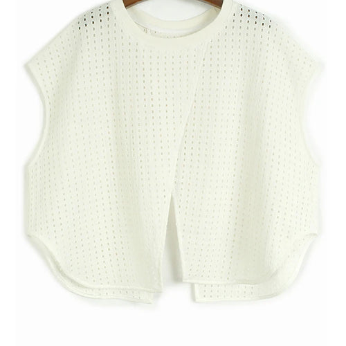 Load image into Gallery viewer, Black Hollow Hollow Out T-shirt Skirt Two Pieces Suit New Round Neck Short Sleeve Women Fashion Spring Summer 2025 1DJ1435
