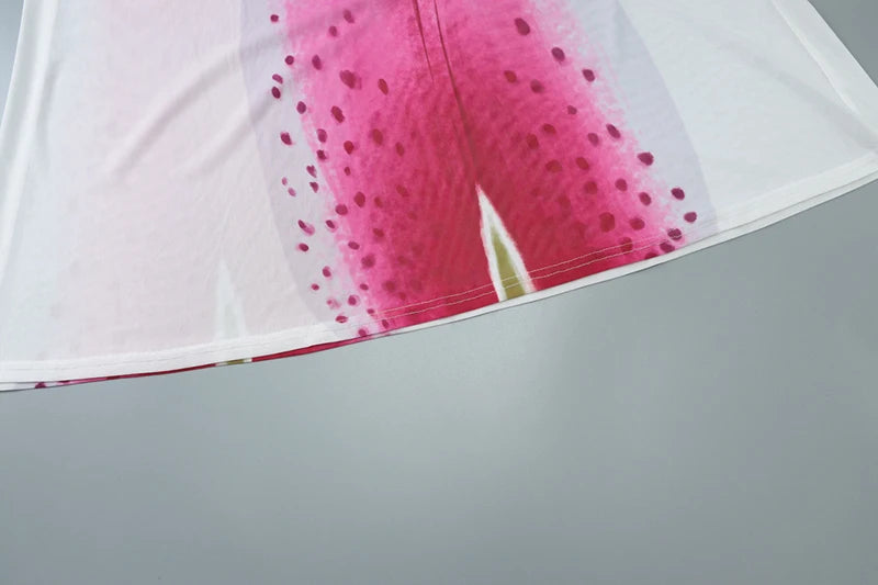 Mesh Floral Print Sexy Maxi Dress For Women Gown Off-shoulder Strapless Sleeveless Backless Bodycon Club Long Dress