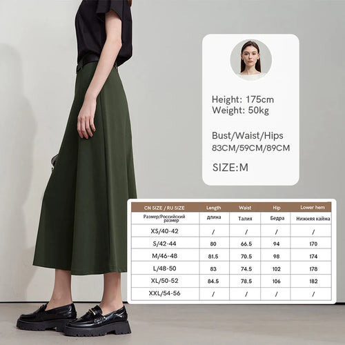 Load image into Gallery viewer, Minimalist Autumn Skirts For Women 2025 Fashion Large Round Knitted Cotton Skirts Commuting Vacation Loose Skirts 12523150
