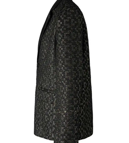 Women Black Brief Big Size Pocket Elegant Blazer New Lapel Long Sleeve Jacket Fashion Tide Spring Autumn 2025 CPG2601