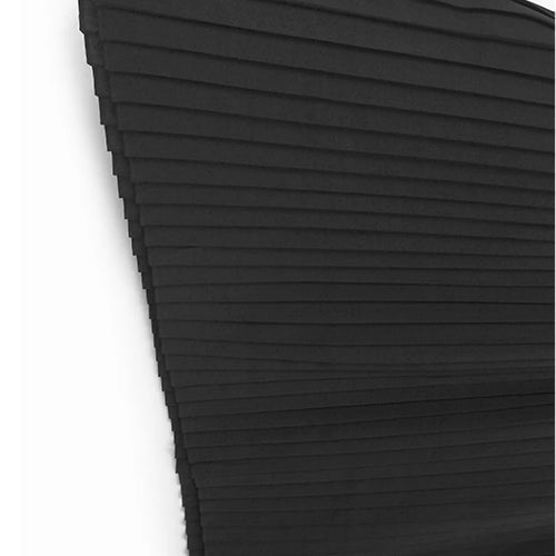 Load image into Gallery viewer, Women Black Pleated Spliced Big Size Midi Dress New Round Neck Short Sleeve Fashion Tide Spring Summer 2025  1DJ0989
